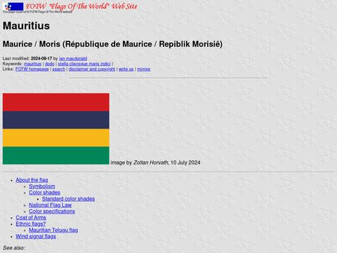 Flags of the World - Mauritius