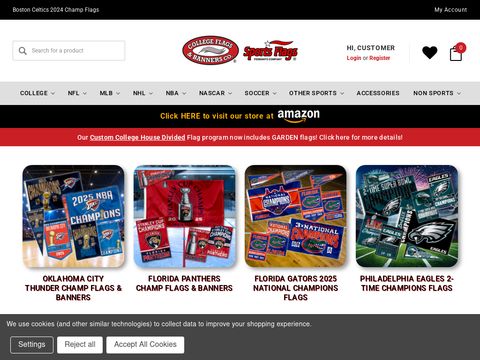 College Flags and Banners