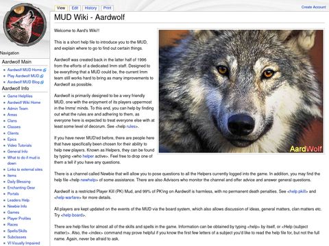 Aardwolf WIKI Site