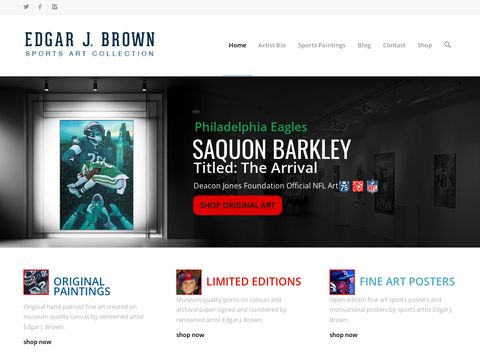 Edgar Brown Sports Art