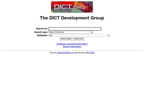 DICT Development Group
