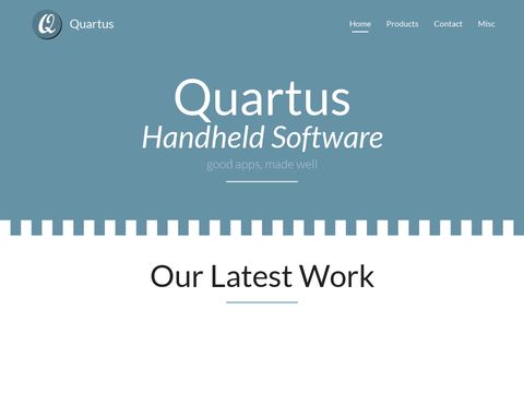 Neal Bridges Quartus Handheld Software