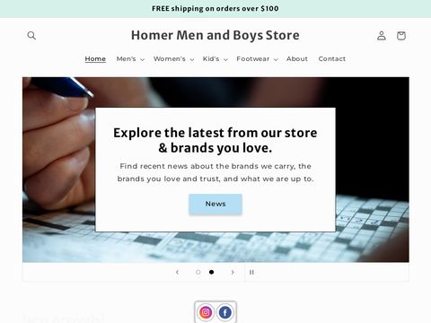 Homer Men and Boys