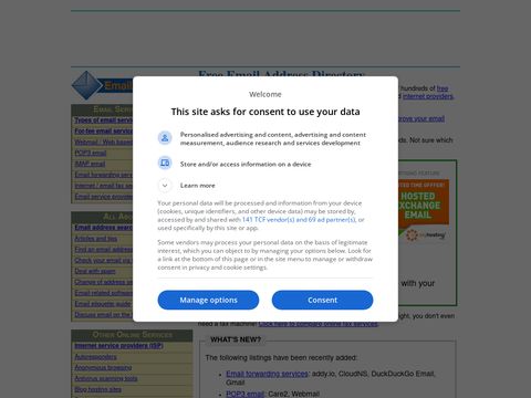 Free Email Address Directory