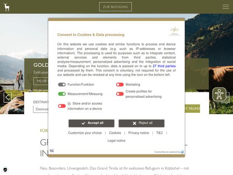 Grand Tirolia Golf and Ski Resort