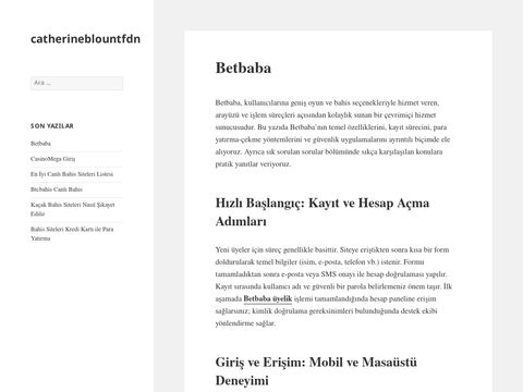 Catherine Blount Foundation