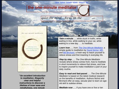 The One-Minute Meditator