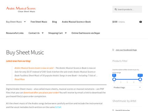Arabic Musical Scores