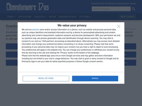 Abandonware DOS