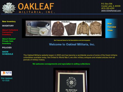 Oakleaf Militaria, Inc.
