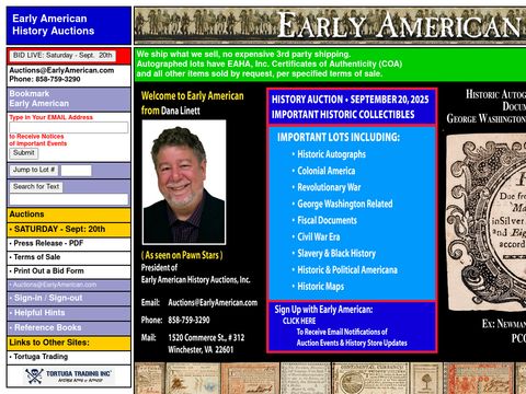 Early American History Auctions