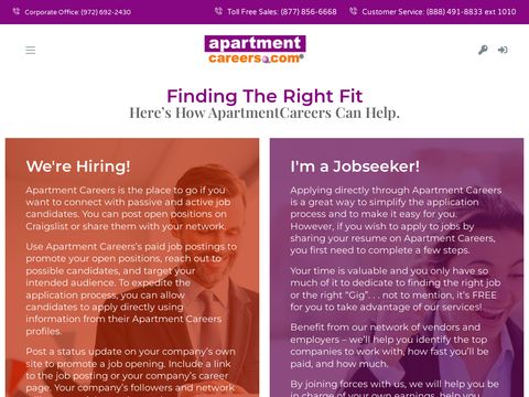 Apartment Careers