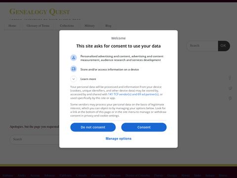 Genealogy Quest - Diseases