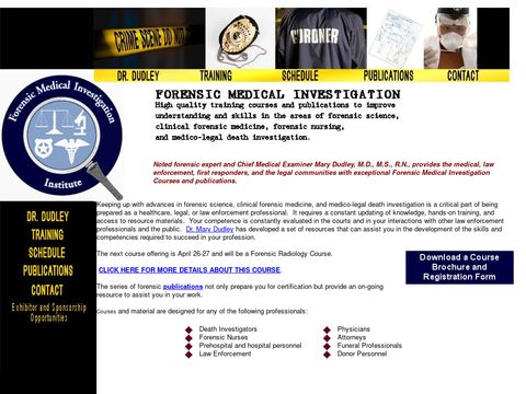 Forensic Medical Investigation Training