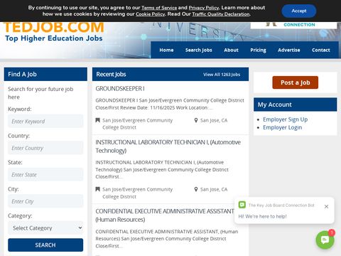 Higher Education Jobs