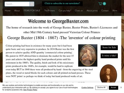 George Baxter Prints