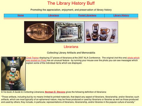 The Library History Buff Librariana