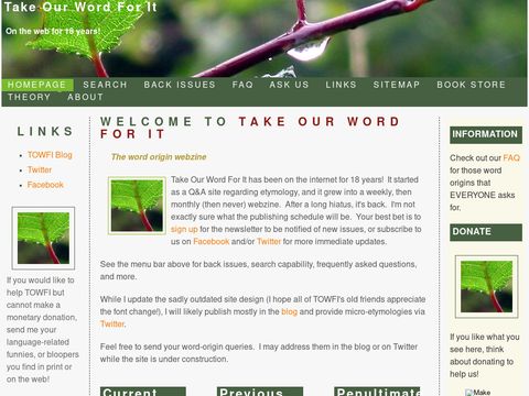 Take Our Word for It