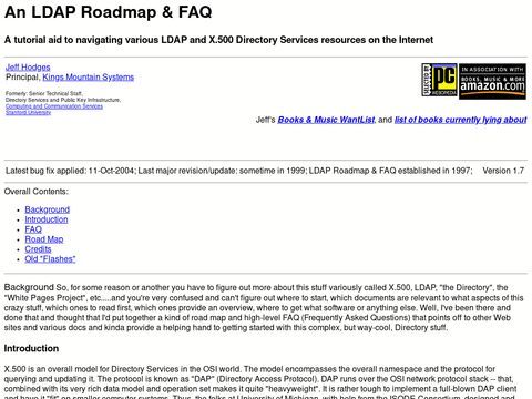An LDAP Roadmap & FAQ