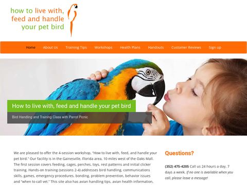 How to Live with, Feed and Handle your Pet Bird