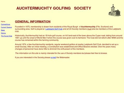 Auchtermuchty Golfing Society
