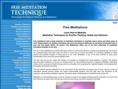 Meditation techniques