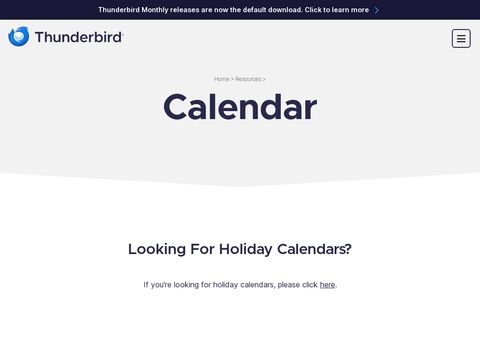 Mozilla Calendar and Sunbird