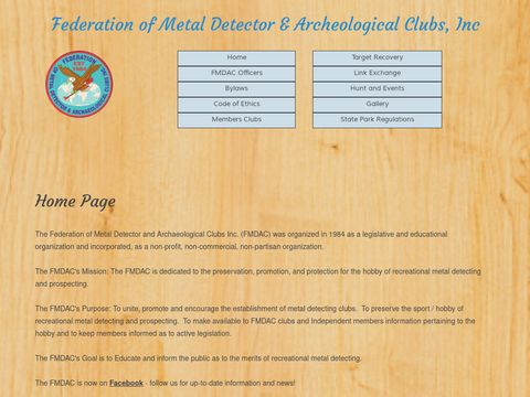 Federation of Metal Detector and Archaeological Clubs, Inc.