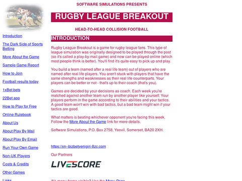 Rugby League Breakout