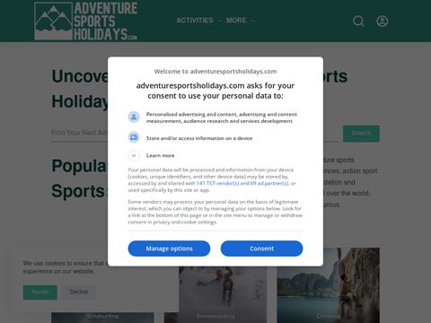 Adventure Sports Holidays