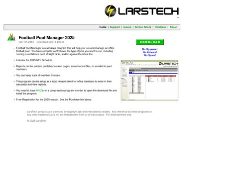 LarsTech Football Pool Manager