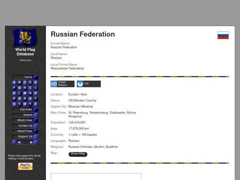 World Flag Database - Russian Federation