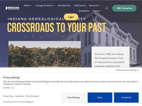 Indiana Genealogical Society Quarterly