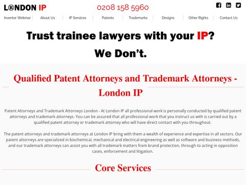 Patent Lawyers London