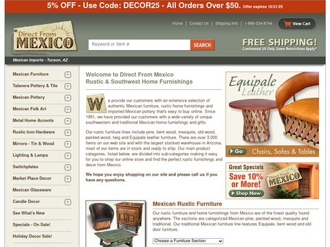 Direct From Mexico Home Furnishings