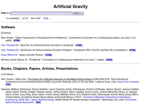 Artificial Gravity