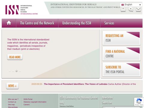 International Standard Serial Number