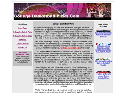 College Basketball Picks