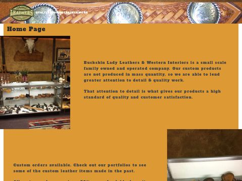 Buckskin Lady Leathers and Western Interiors
