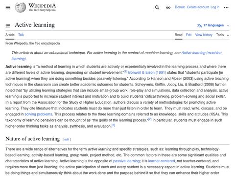 Active Learning - Wikipedia