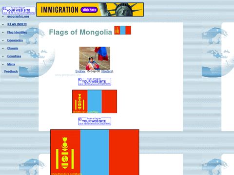Flag of Mongolia