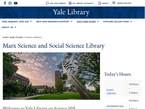 Yale University Social Science Libraries and Information Services