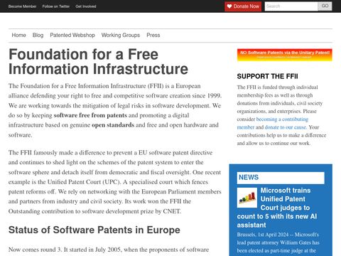 Foundation for a Free Information Infrastructure