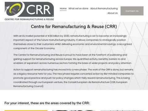Centre for Remanufacturing and Reuse