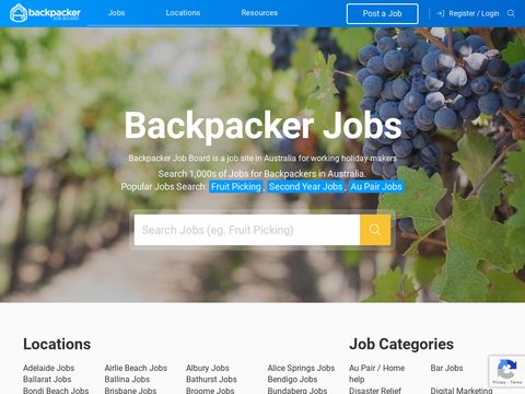 Backpacker Job Board