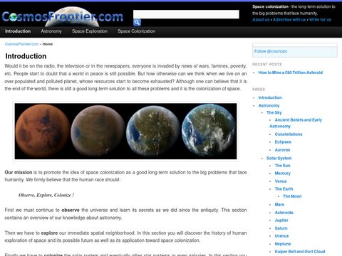 CosmosFrontier.com