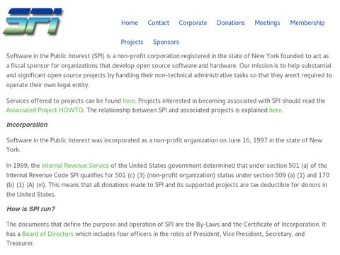 Software in the Public Interest, Inc.