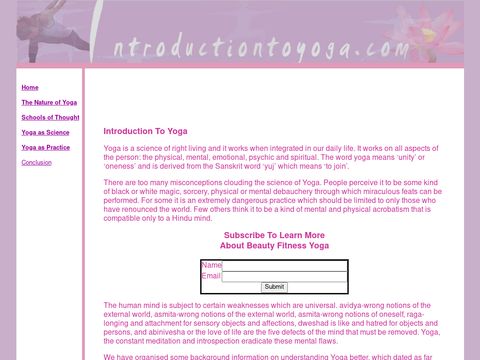 Introduction to Yoga
