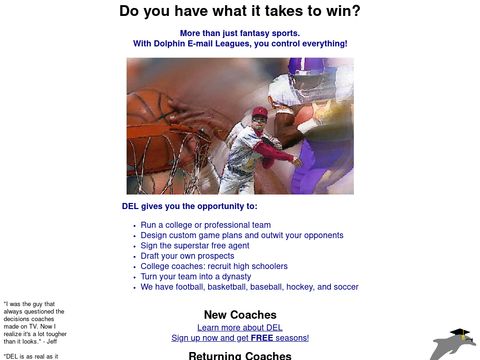 Dolphin Simulation Leagues