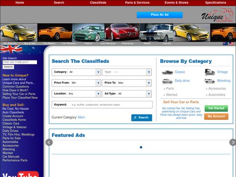 Unique Cars and Parts